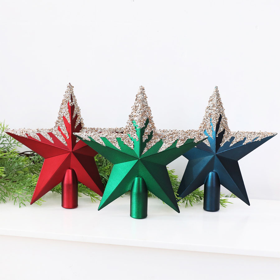 Star Tree Topper - Hiasan Puncak Pohon Natal Berbentuk Bintang
