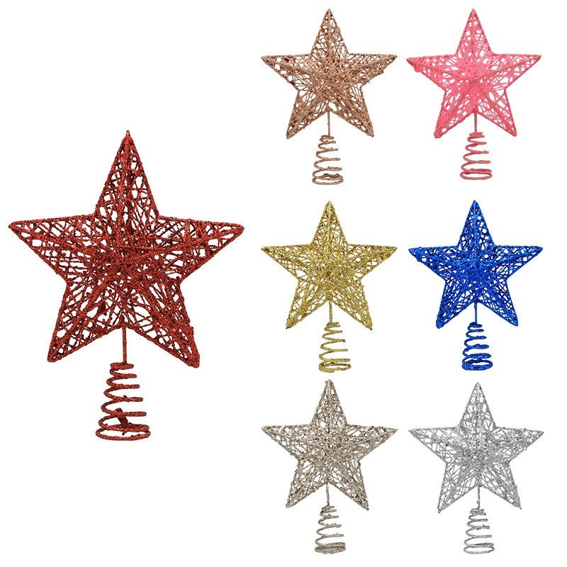 Star Tree Topper - Hiasan Puncak Pohon Natal Berbentuk Bintang