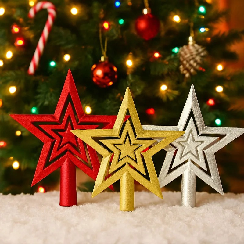 1-20 Buah Hiasan Puncak Pohon  - Star Tree Topper ulasan dan harga