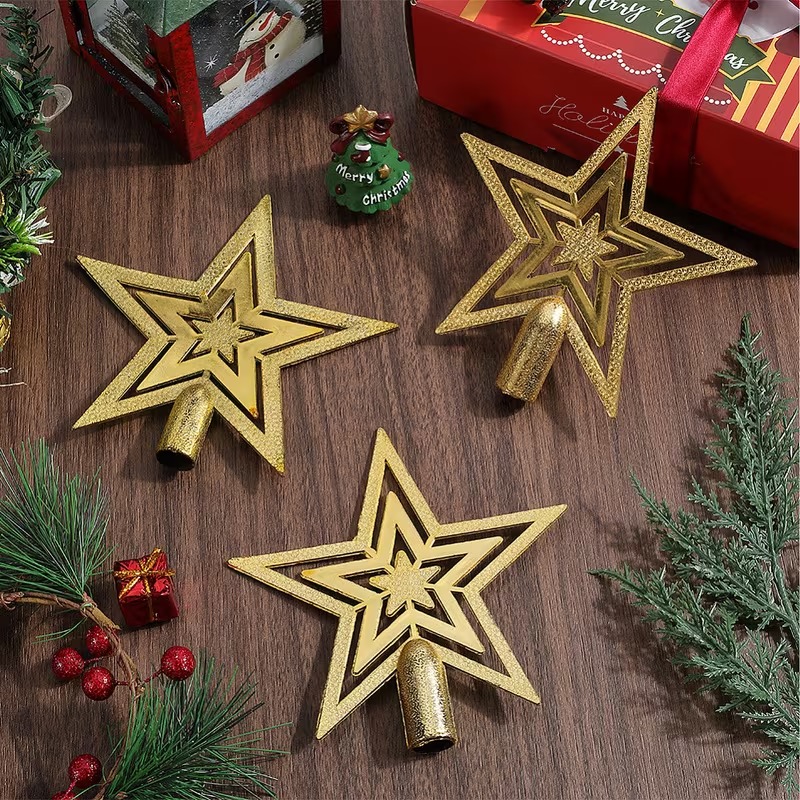 1-20 Buah Hiasan Puncak Pohon  - Star Tree Topper ulasan dan harga