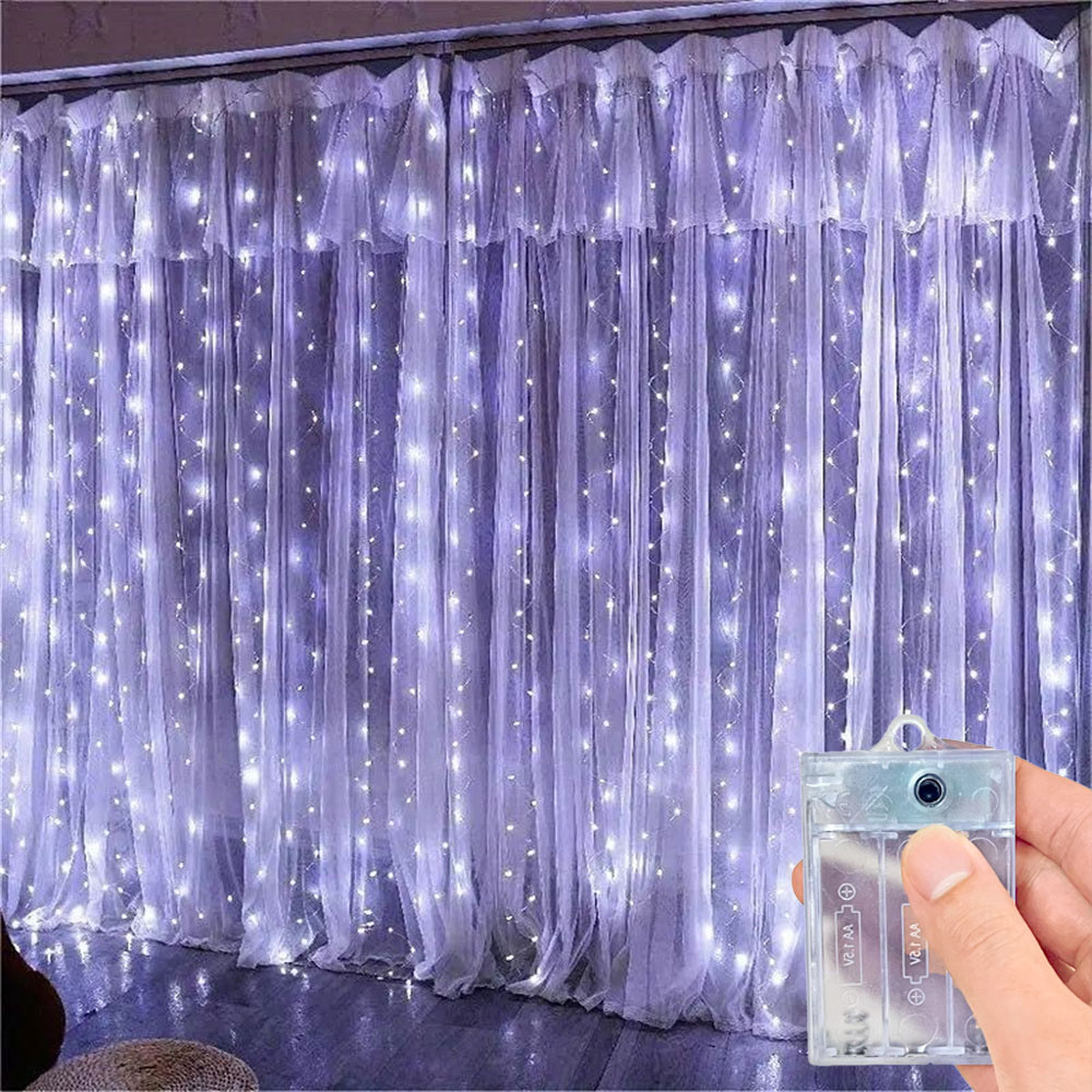 Lampu LED Tirai 3/6m Bertenaga - Led Fairy String Lights ulasan dan harga
