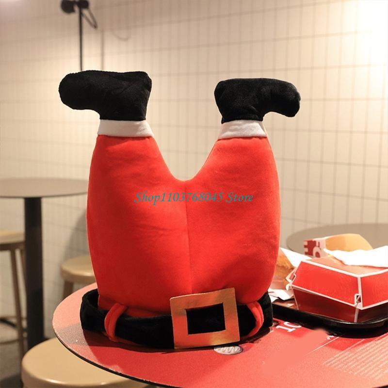 R53F Kostum Topi Elektrik Gaun - Santa Hat Plush ulasan dan harga