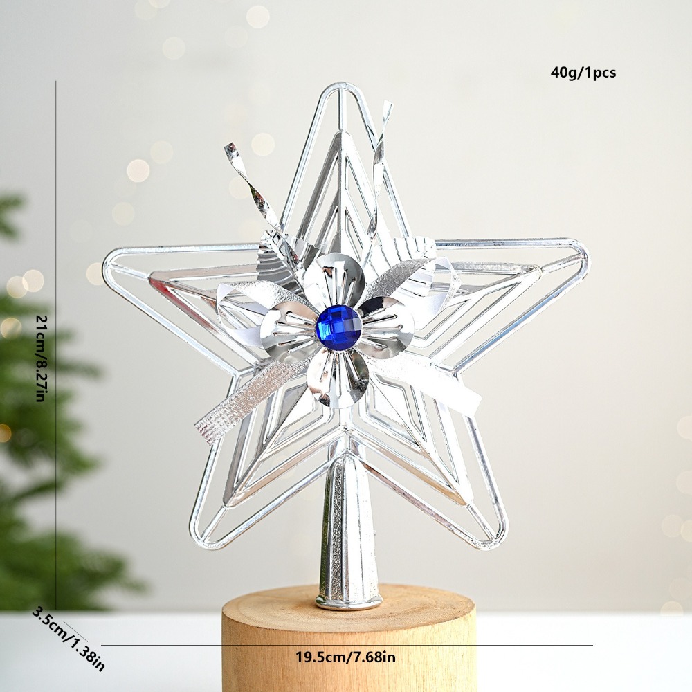 Hiasan Puncak Bintang Plastik  - Star Tree Topper ulasan dan harga