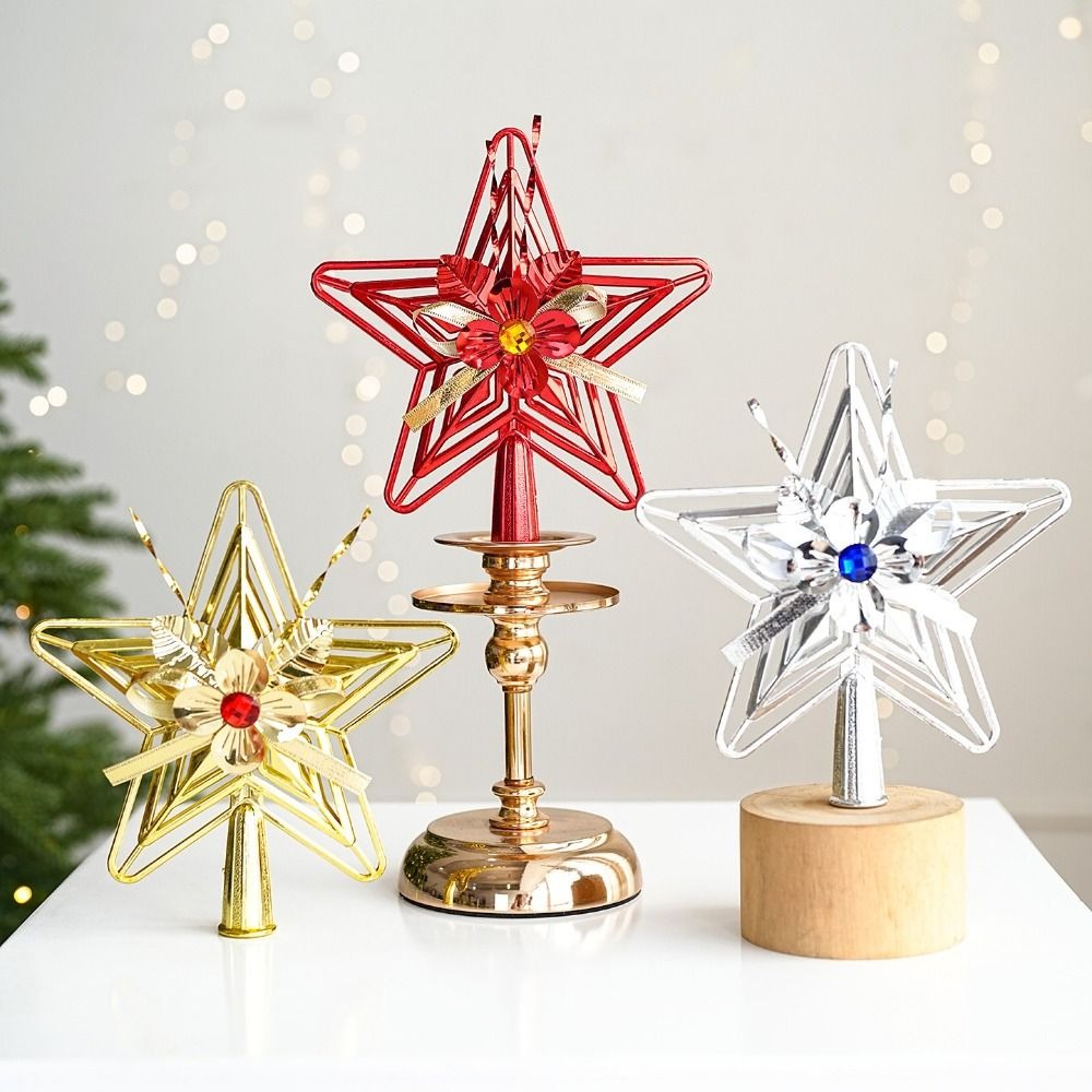 Hiasan Puncak Bintang Plastik  - Star Tree Topper ulasan dan harga