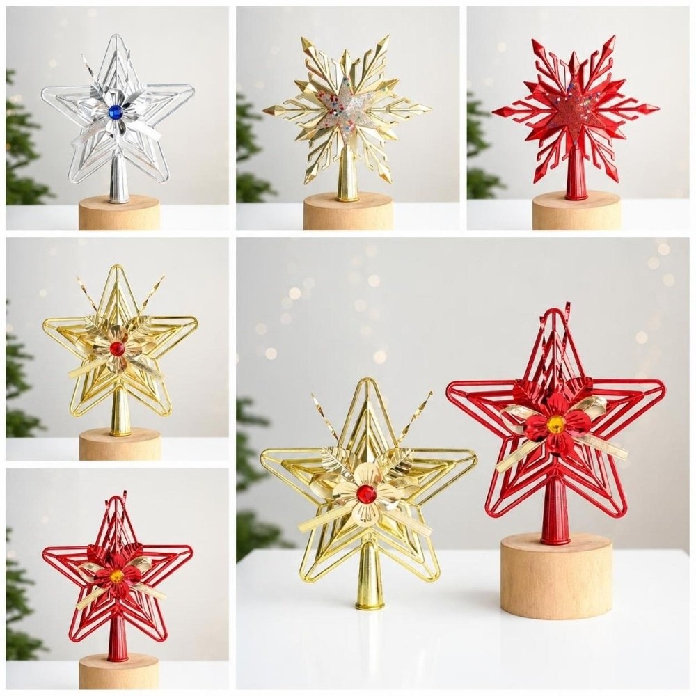 Hiasan Puncak Bintang Plastik  - Star Tree Topper ulasan dan harga