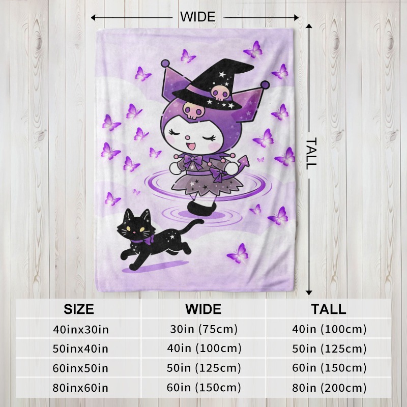 Selimut Sanrio Nyaman Motif Pe - Christmas Throw Blanket ulasan dan harga