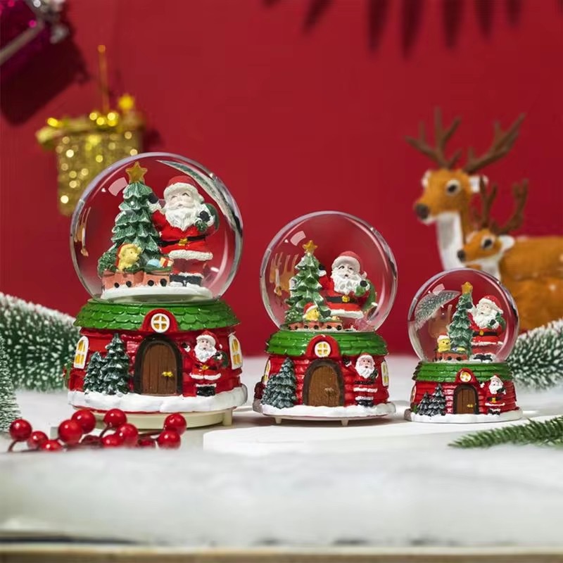 Bola Salju Musik Natal LED Fan - Snow Globe Musical ulasan dan harga