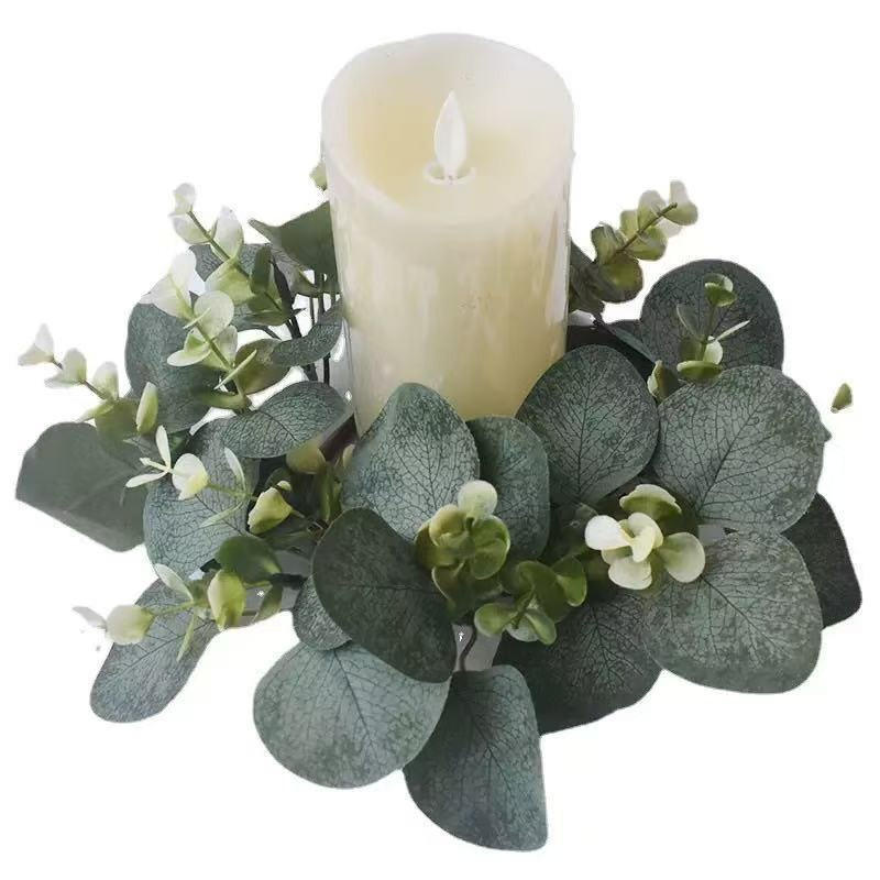 Karangan Bunga Eucalyptus Temp - Christmas Wreath Fake ulasan dan harga