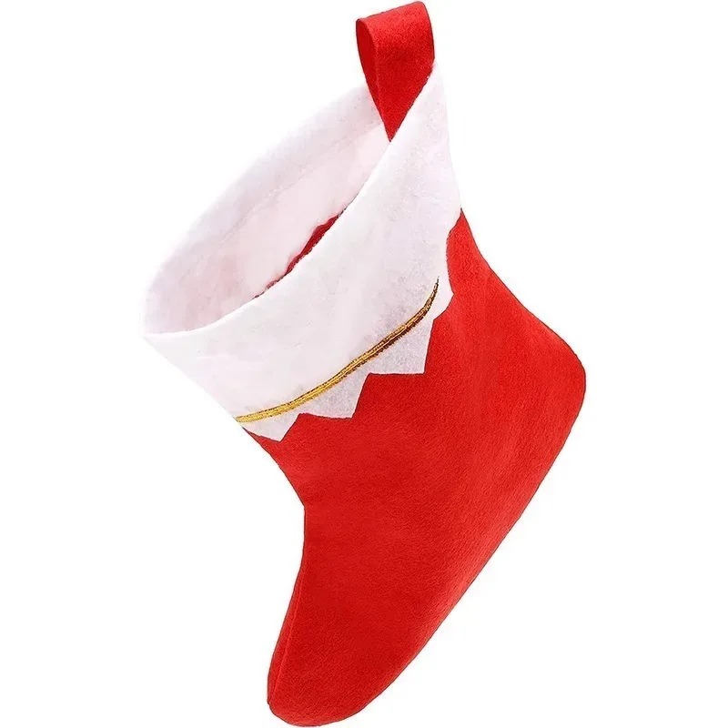 12-24PCS Set Hiasan Gantung St - Christmas Stocking Hanging ulasan dan harga