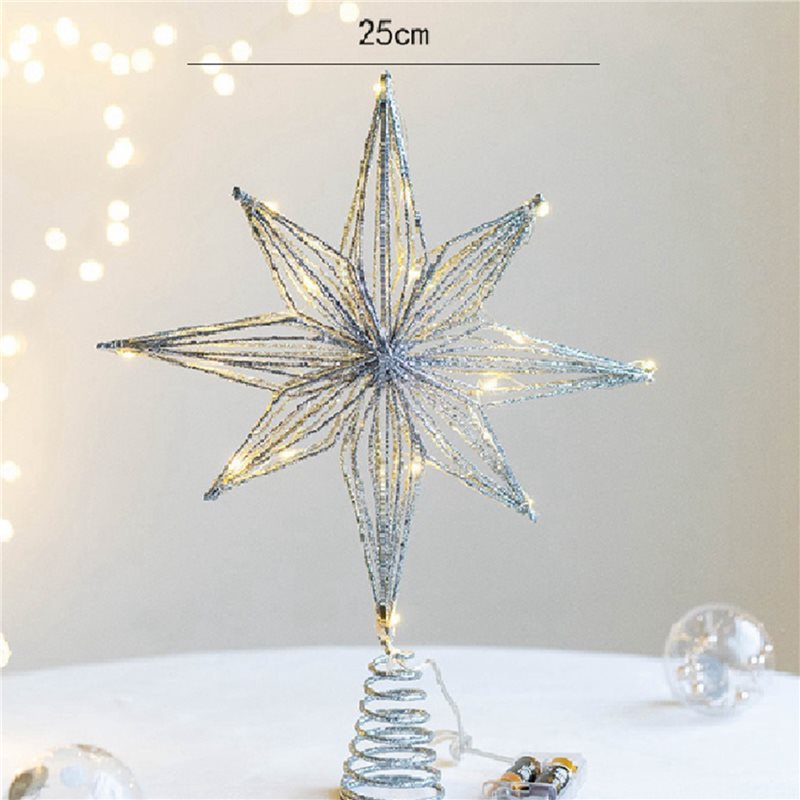 【Peluang Terakhir】2X Lampu LED - Star Tree Topper ulasan dan harga