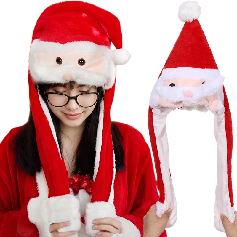 Topi Sinterklas Natal yang Luc - Santa Hat Plush ulasan dan harga