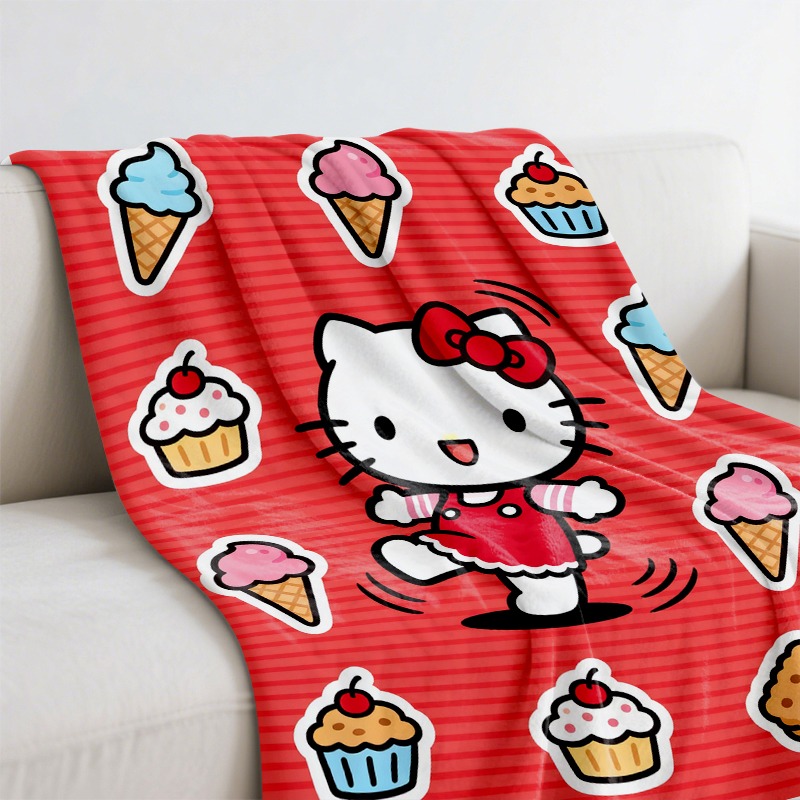 Selimut Sanrio Hello Kitty Ice - Christmas Throw Blanket ulasan dan harga
