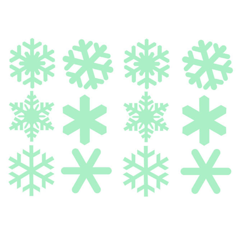 1Set Stiker Dinding Kepingan S - Snowflake Window Decal ulasan dan harga