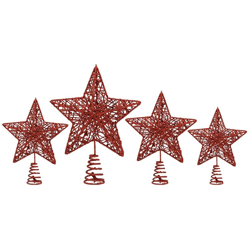 Hiasan Puncak Pohon Natal Berb - Star Tree Topper ulasan dan harga