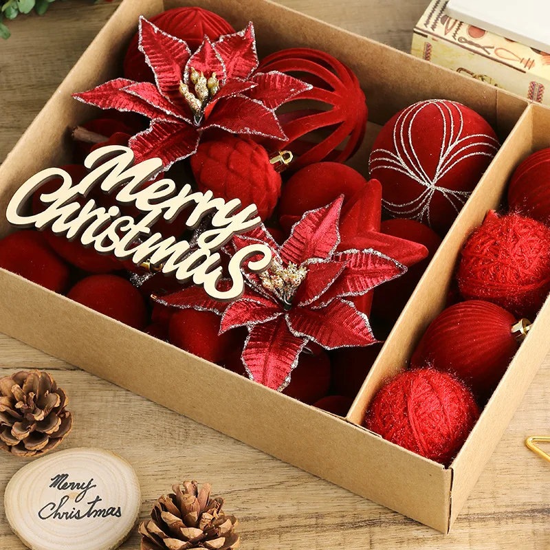 Set Bola Natal Mewah Berukuran - Star Tree Topper ulasan dan harga